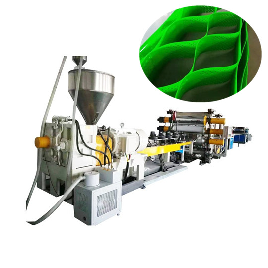 Zařízení pro vytlačování geomříže